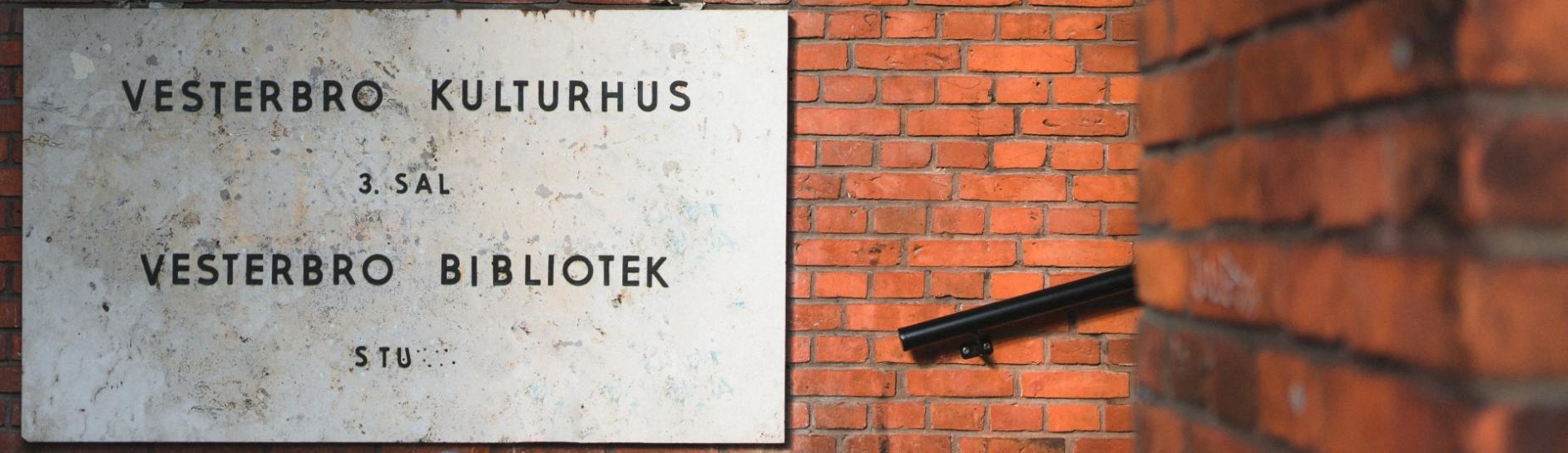 Vesterbro Bibliotek og Kulturhus' husfacade